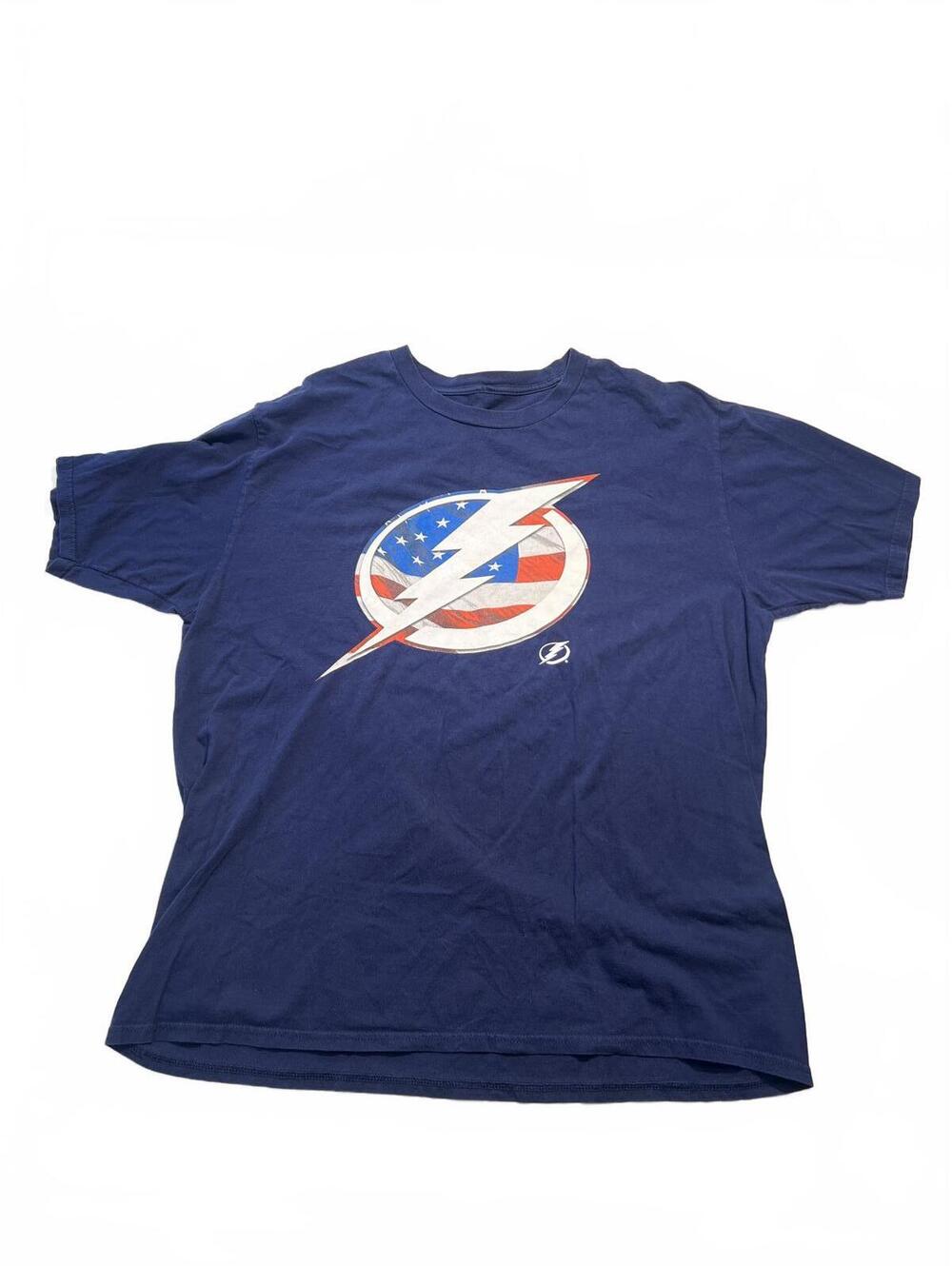 Fanatics American Flag Tampa Bay Lightning Men's Size XL Tee